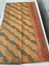 Jamdani silk Cotton Saree with thread work  MSJ790