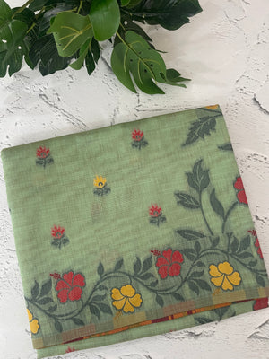 Jamdani silk Cotton Saree with thread work  MSJ787(2)