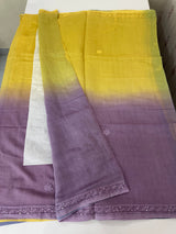 Pure Mul chanderi saree with hand chikankari work - MSM511 (3)