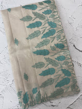 Tissue silk saree with applique work  MSH105