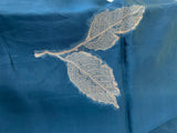 Blended Banarasi silk organza saree with zari weaving MSSA499 TealBlue