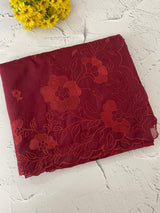 Semi Organza saree with thread work - MSH7654