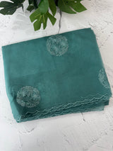 Semi Organza saree with embroidery - MSH375