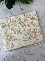 Silky kota applique work saree MSK15039