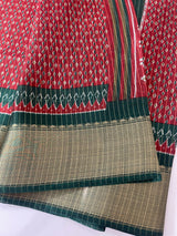 Semi silk saree with zari border MS99789
