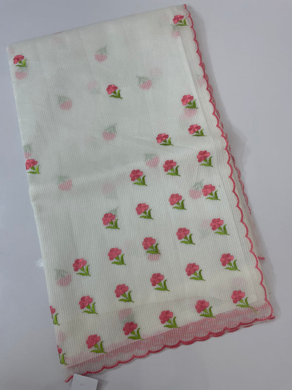 NetkKota saree with embroidery MS6868