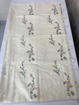 Mul chanderi embriodery saree MSH285