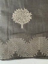 Silky kota embroidery saree MSK4333