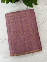Tussar mix Semi silk saree with small zari weaving MSS8925