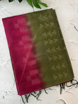 Bhagalpuri Semi tussar saree with contrast borders MST592