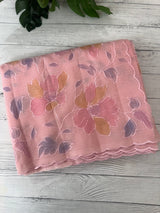 Soft Kota saree with prints and embroidery MSH154- PeachyPink