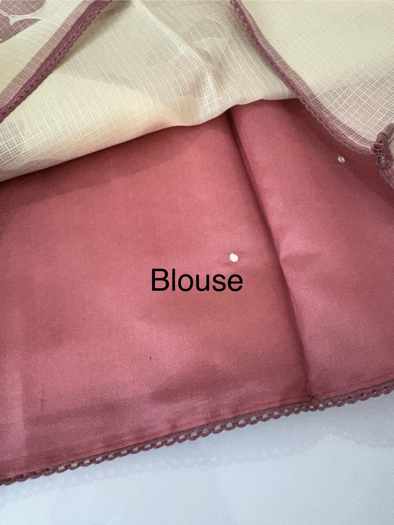 Pure soft kota silk saree with digital prints  MS19065