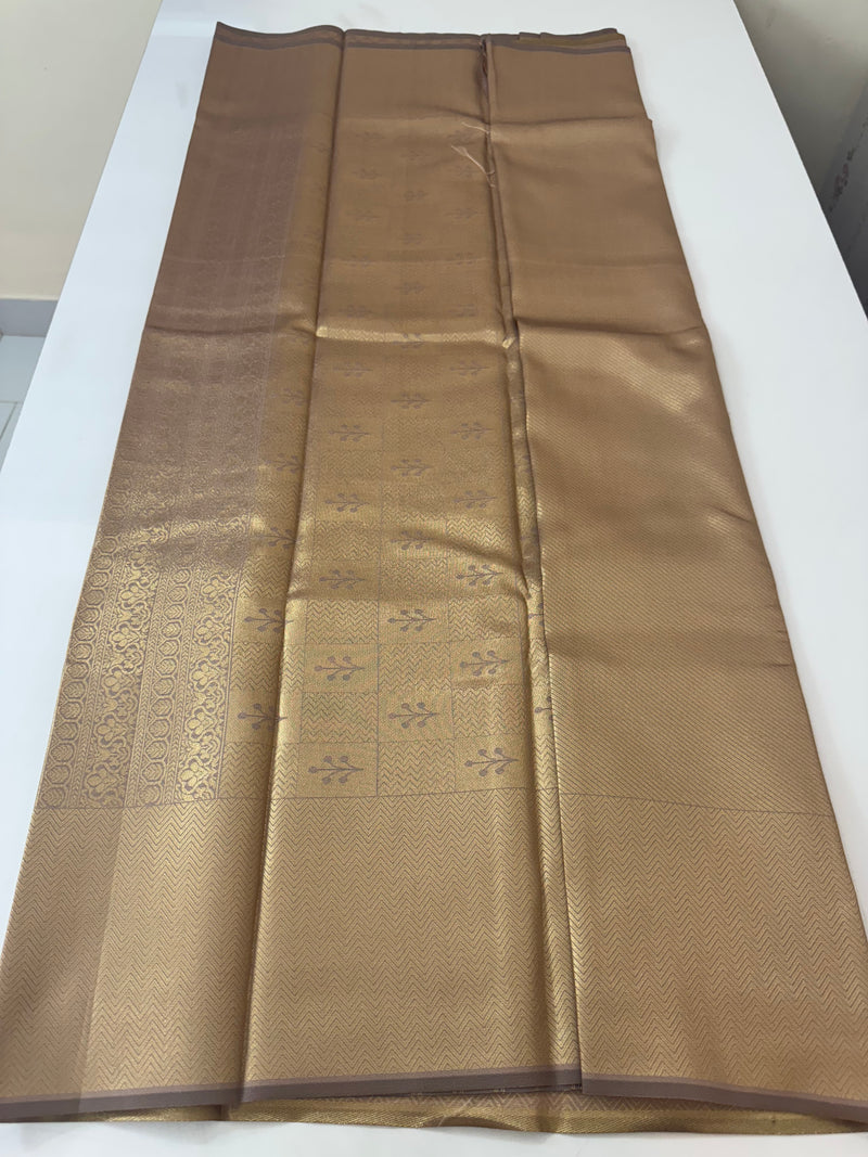 Pastel brocade semi silk sarees MS67443