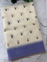 Ombre semi Linen Saree - MSL1514