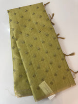 Tissue Silk embriodery saree MS49888- DuskyGreen