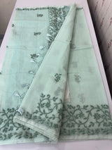 Premium NetKota saree with Hand Chikankari work  MSH246