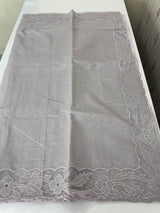 Mul chanderi saree with applique borders MSH111