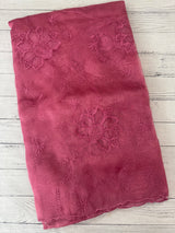 Glass organza saree with applique work- MSHW229