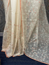 Kota silk cotton embroidery saree MCES674