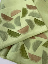 Semi silk saree MS67449- DuskyGreen