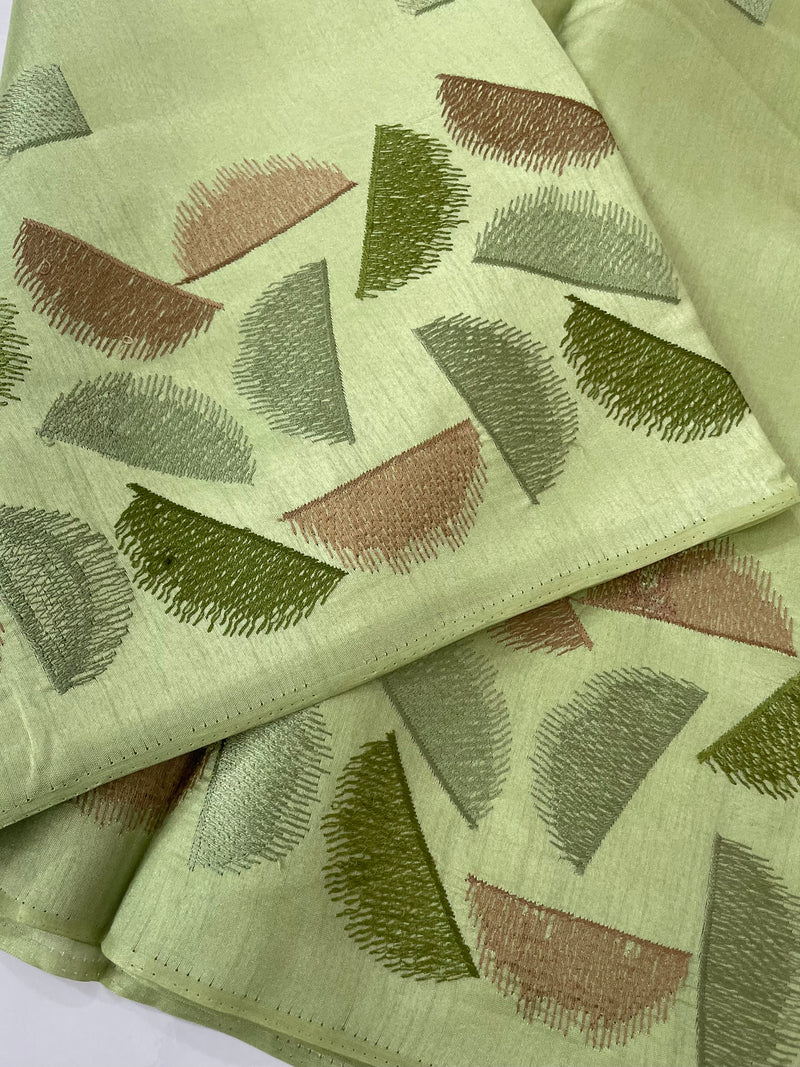 Semi silk saree MS67449- DuskyGreen