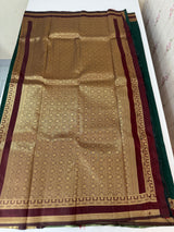 Semi Kanchi pattu saree with broacde blouse MBS7845