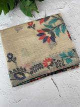 Jamdani silk Cotton Saree with thread work  MSJ787