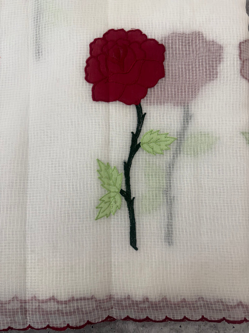 NetKota saree with Applique work MSH130