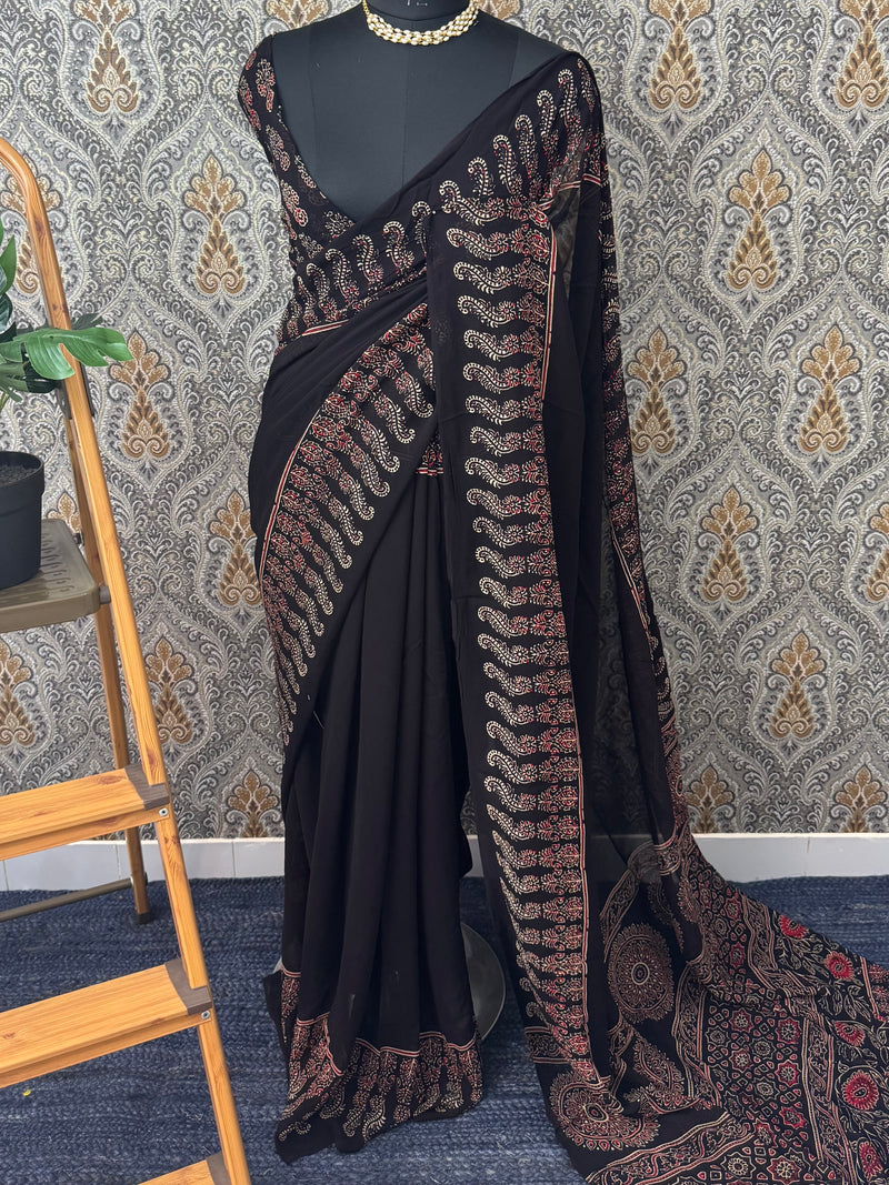 Pure Georgette saree MGS76