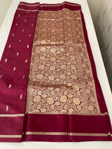 Soft Gachi silk saree with zari weaving MGH76