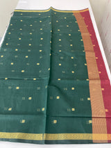 Maheshwari silk cotton saree with zari weaving MMJ764