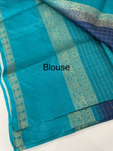 Semi silk saree with contrast borders MSS433