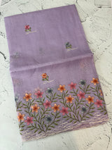 Silky kota embroidery saree MSK4333 - Lavender