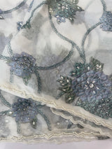 Handworked chiffon Organza saree MCS4534