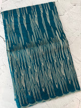 Semi soft Organza saree with zari thread work MSB8433 - Teal