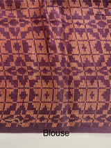 Semi tussar saree with Handwork MS44500