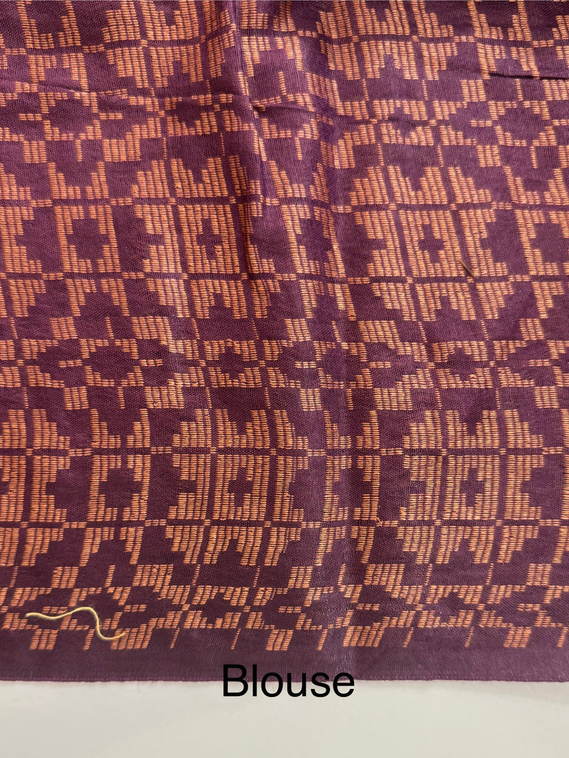 Semi tussar saree with Handwork MS44500