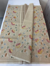 Tissue silk saree MS8190- Beige