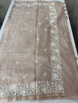 Soft Silky kota saree with embriodery MSF165 Pastel DustyMauve
