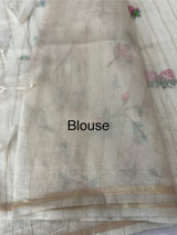 Mul chanderi embriodery saree MS15881