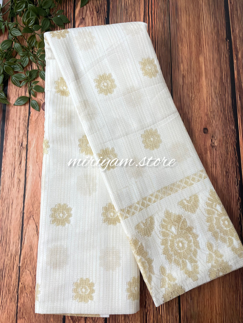 Banarasi soft chinnon silk saree MBST212