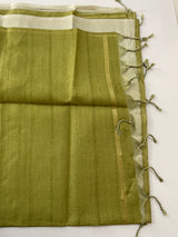 Multi color Semi soft silk saree with borders MSS590