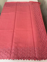 Crushed Matka Blended Tussar silk saree with cutwork borders MS4890 PeachPink