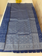 Soft chiffon Georgette saree - MS13321 Blue