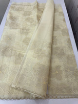 Viscose organza saree with thread work - MSH925