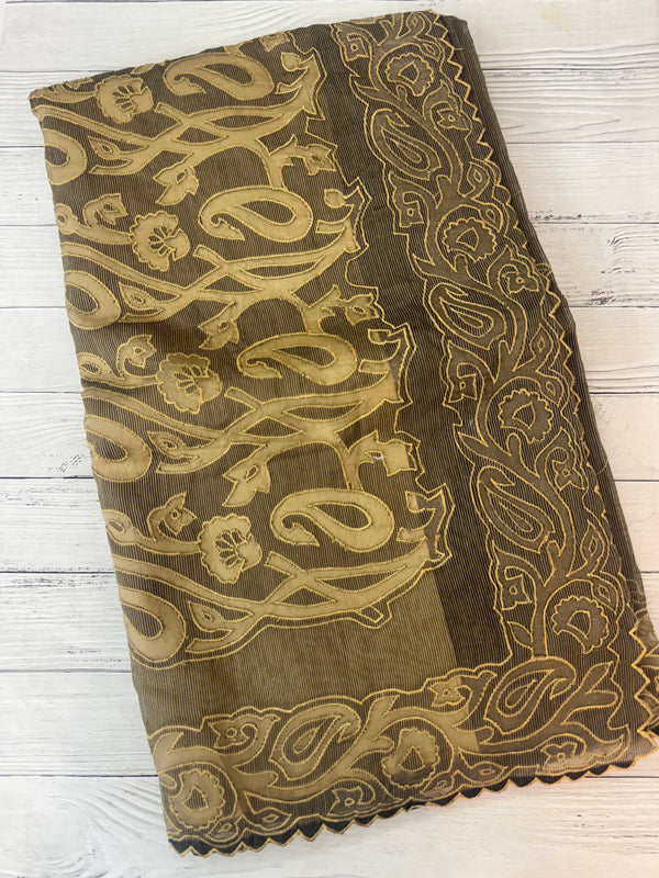 Kota Supernet saree with applique work MSH102