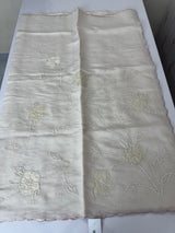 Malai chanderi knot and kanta embriodery saree  MS5556