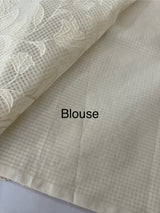 Moonga Kota checks saree with applique work MMC457