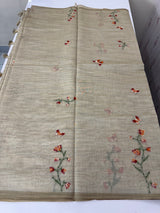 Kanta Handstitched Blended tussar silk saree MS15844