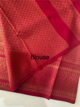 Banarasi soft silk saree MKSS1553 DarkPink